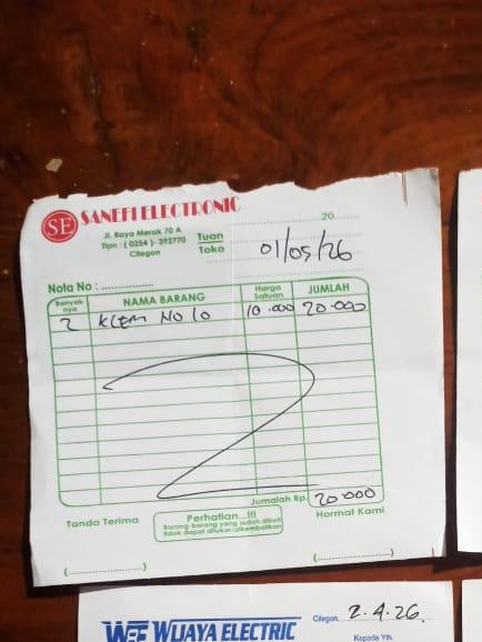Klem No 10 2 pcs